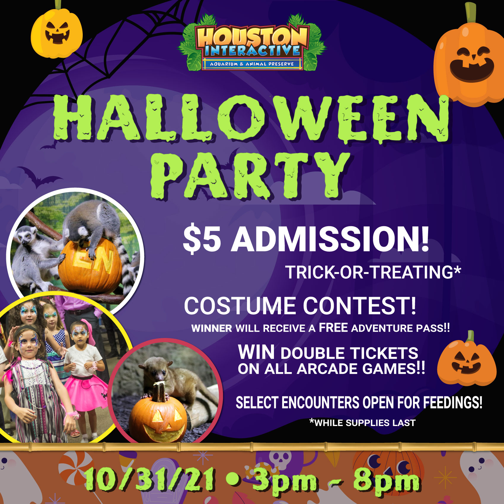 Promotions Houston Interactive Aquarium & Animal Preserve